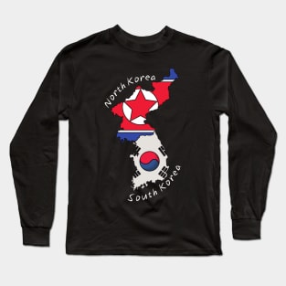 North & South Korea Long Sleeve T-Shirt